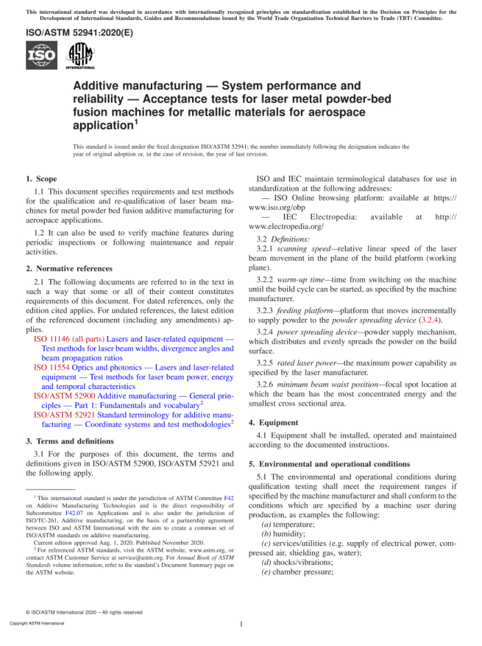 ISO ASTM 52941-2020 ϵͳܺͿɿԺպýϼ-ĩۺϻ