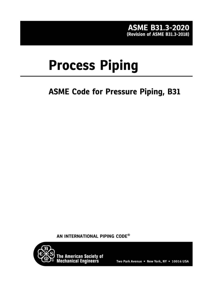 ASME B31.3-2020 Process Piping չܵӢĲο棩