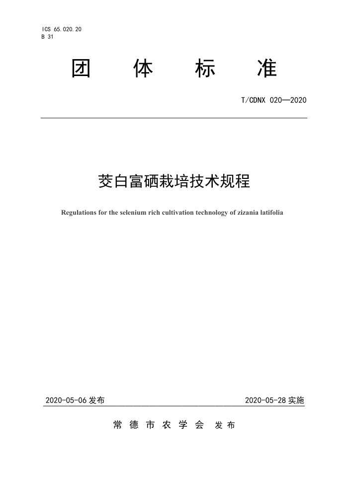 T/CDNX 020-2020 ׸༼