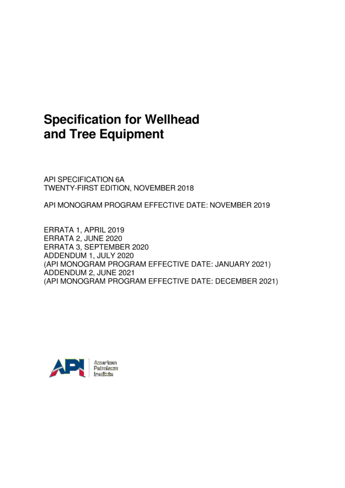 API Spec 6A-20182020 豸