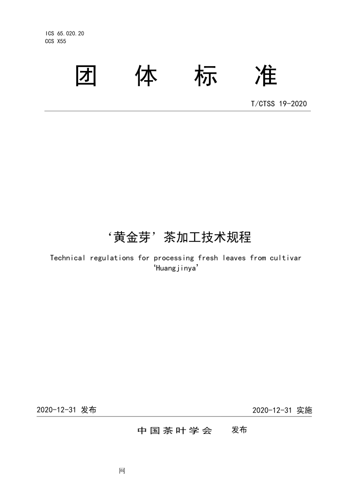 T/CTSS 19-2020 ƽѿӹ