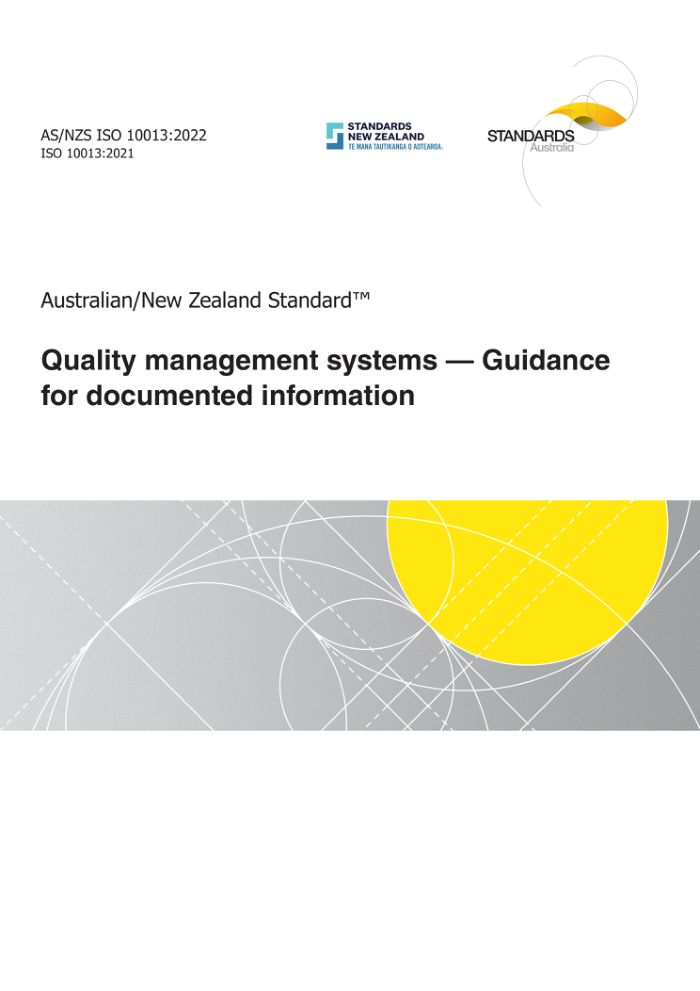 AS NZS ISO 10013-2022 ϵ ļϢָ