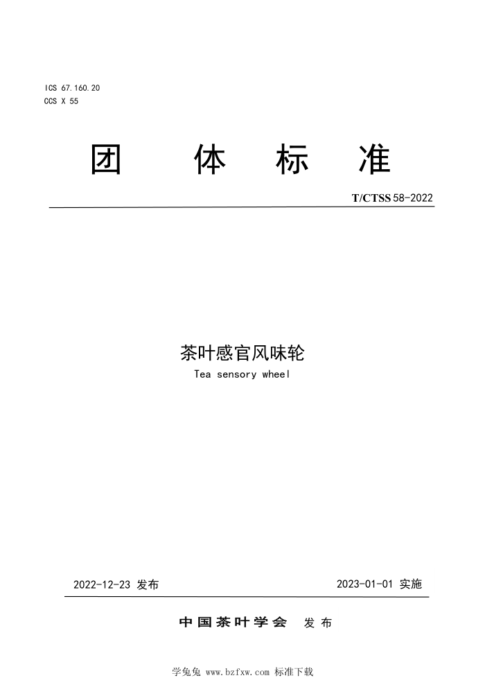 T/CTSS 58-2022 Ҷйٷζ