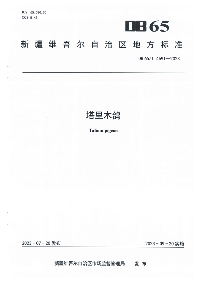 DB65/T 4691-2023 ľ