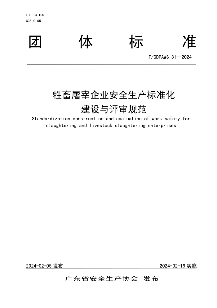 T/GDPAWS 31-2024 ҵȫ׼淶