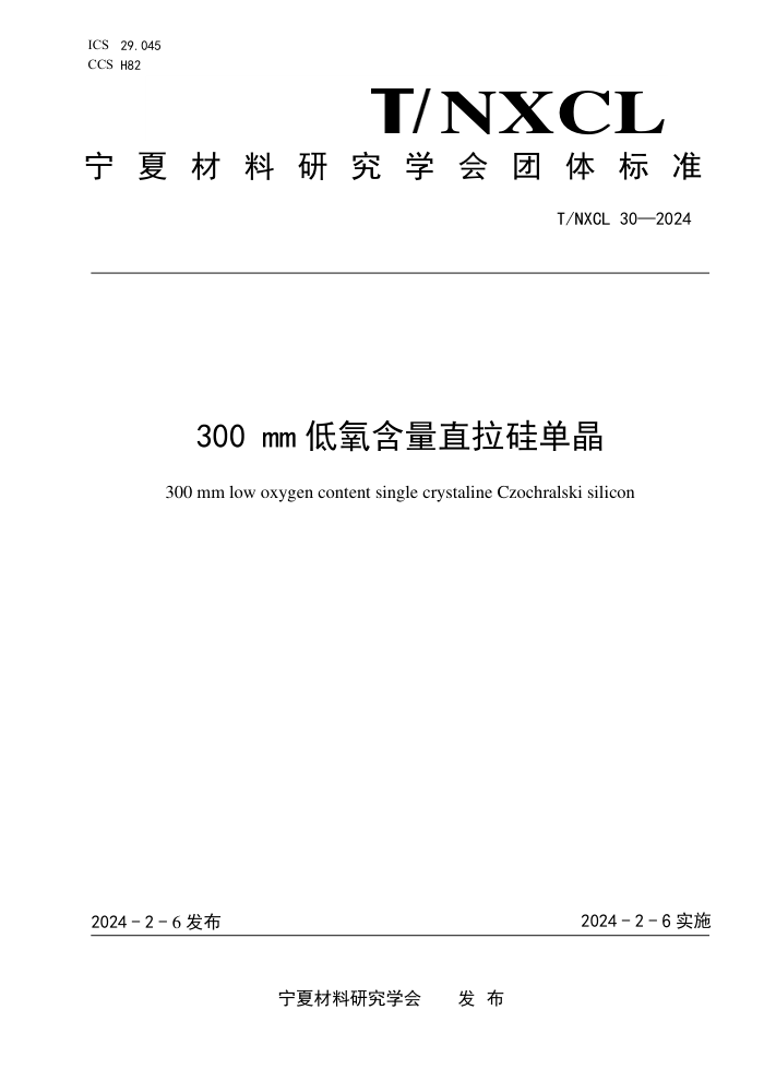 T/NXCL 30-2024 300 mmֱ赥
