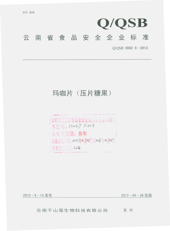 Q/QSB 0002 S-2013 ǧɽƼ޹˾ 꿧Ƭ(ѹƬǹ)