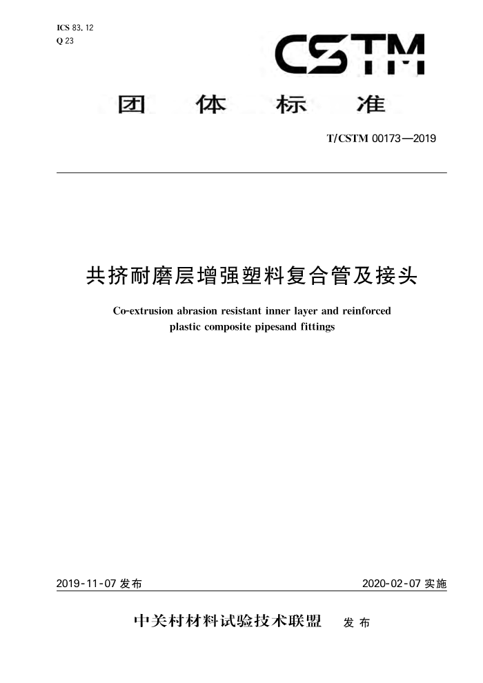 T/CSTM 00173-2019 ĥǿϸϹܼͷ