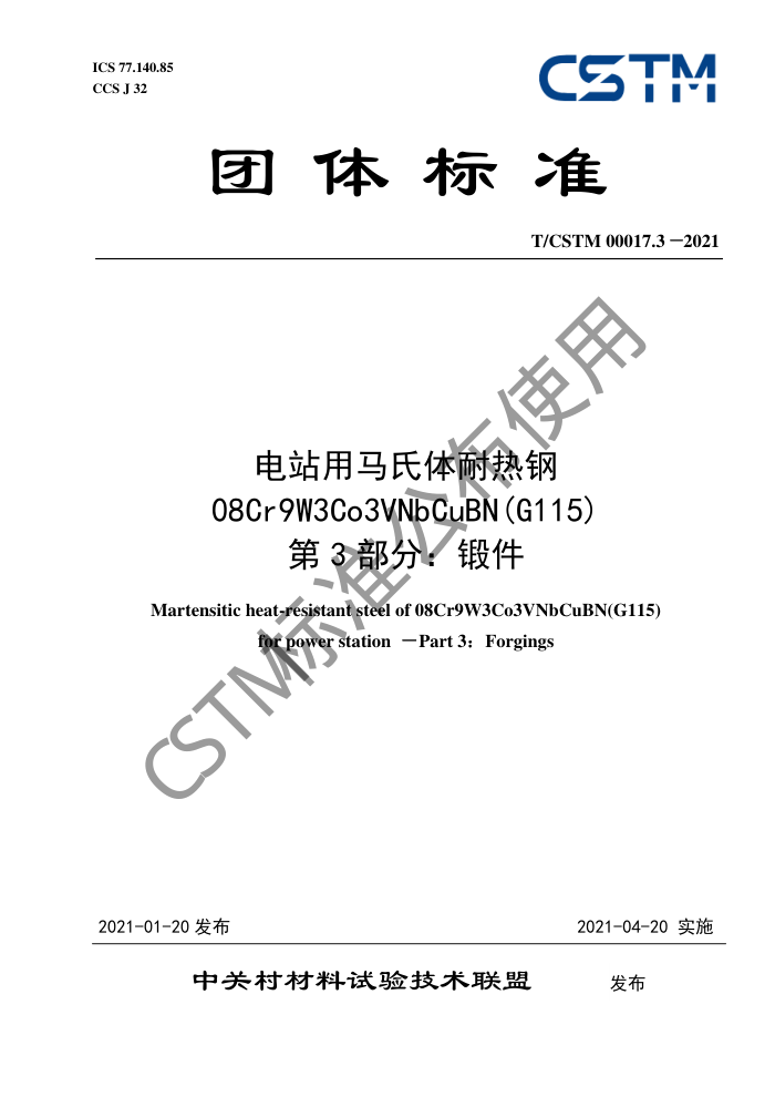 T/CSTM 00017.3-2021 վȸ08cr9w3co3vnbcubn(g115) 3֣ͼ