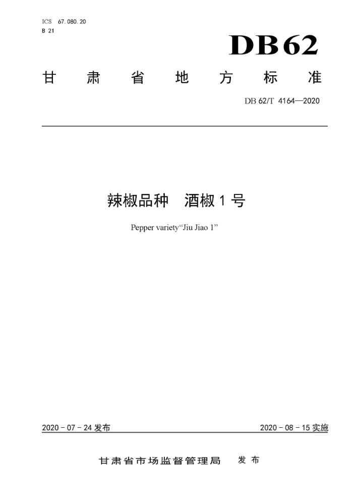 DB62/T 4164-2020 Ʒ ƽ1