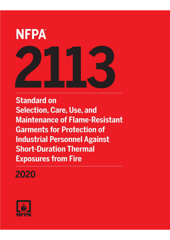NFPA 2113-2020 ڷװѡ񣬱ʹúάı׼ڱҵԱܻɵĶʱȱ¶