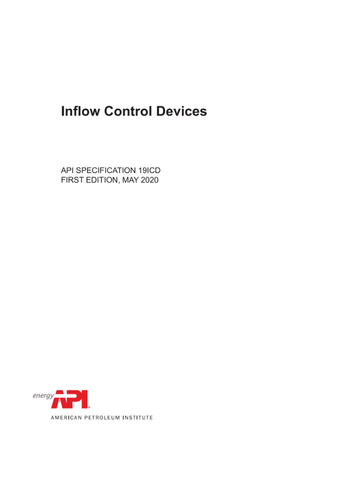 API Spec 19ICD-2020 