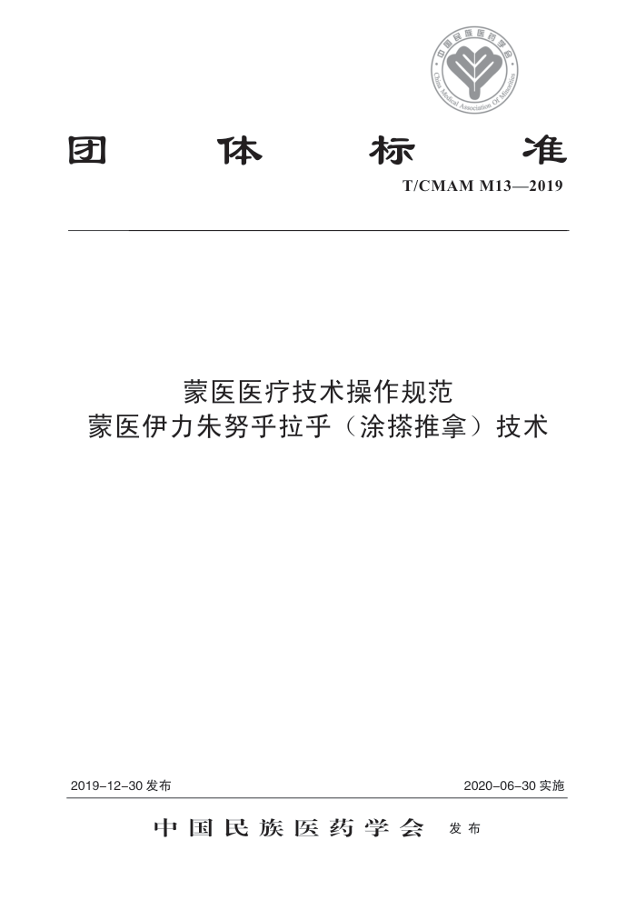 T/CMAM M13-2019 ҽҽƼ淶 ҽŬͿã