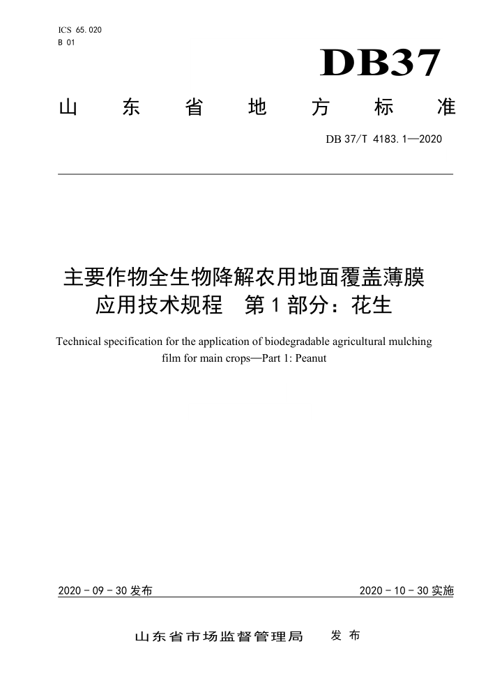 DB37/T 4183.1-2020 Ҫȫｵũõ渲ǱĤӦü 1֣
