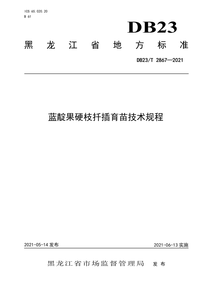 DB23/T 2867-2021 Ӳ֦Ǥ缼