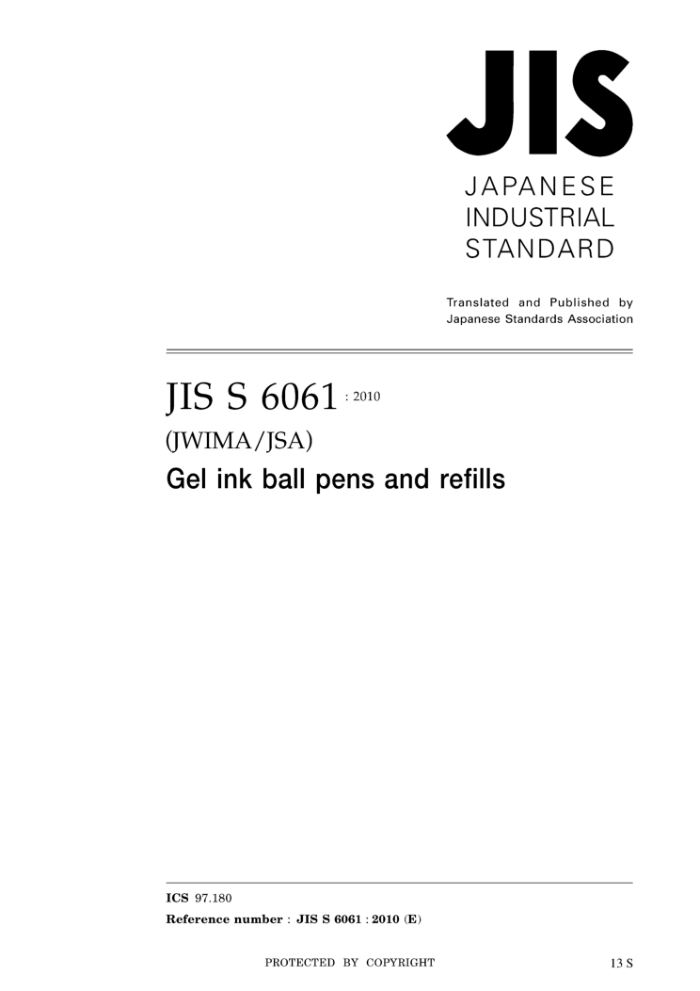 JIS S6061-2020 Ӣİ īˮԲʺͱо