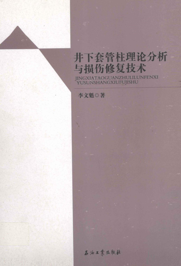 井下套管柱理论分析与损伤修复技术
