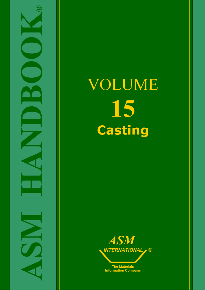 ASM Handbook Volume 15:Casting 9th Edition
