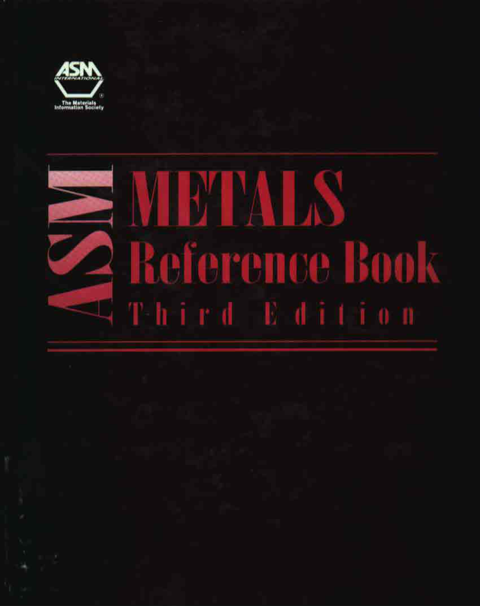 ASM metal reference book(ASM )