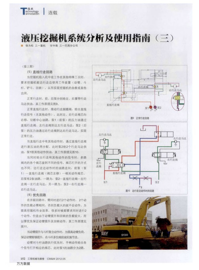 液压挖掘机系统分析及使用指南(三)