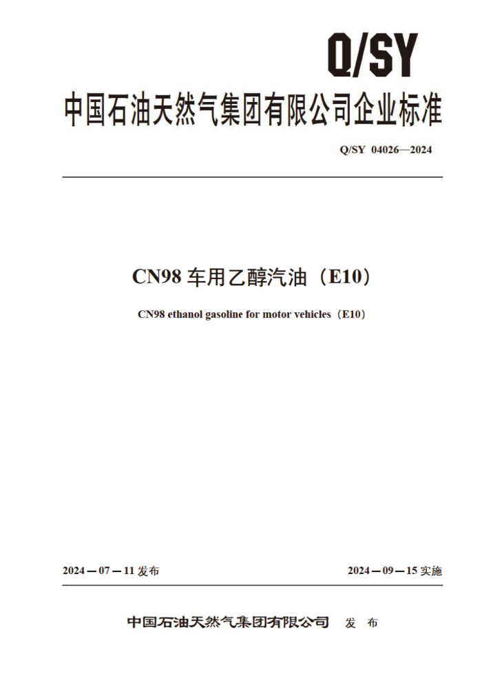 Q/SY 04026-2024 CN98ҴͣE10