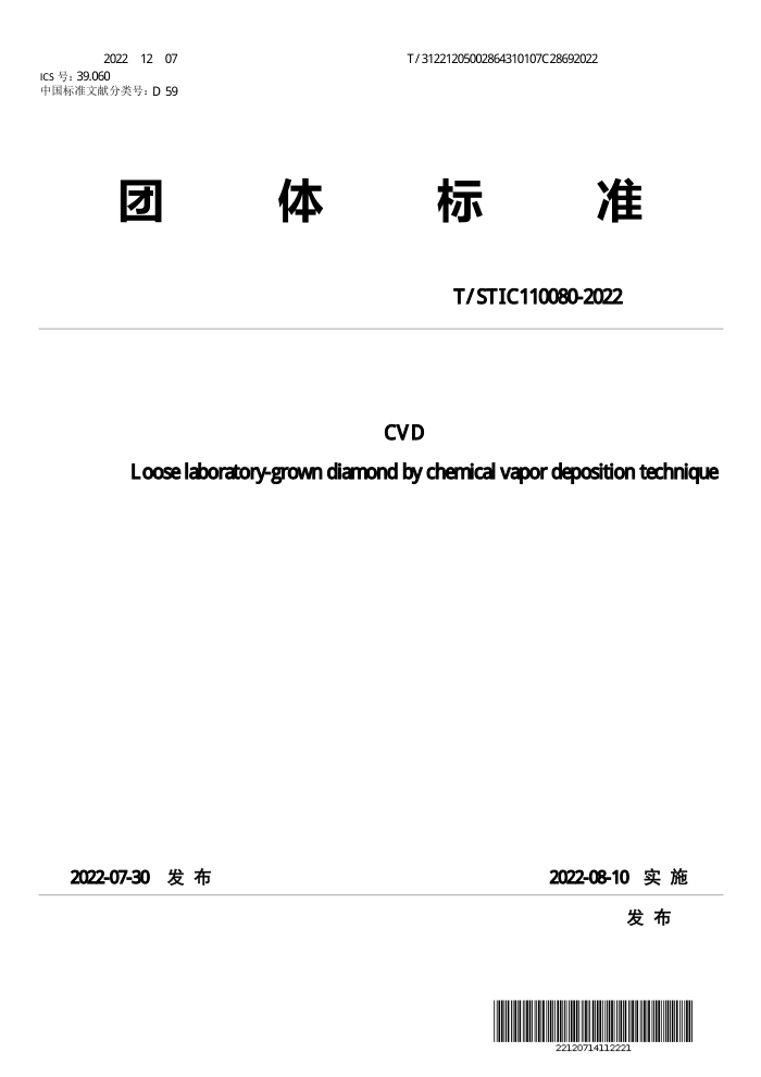 T/STIC 110080-2022 ѧ(CVD)ʯ