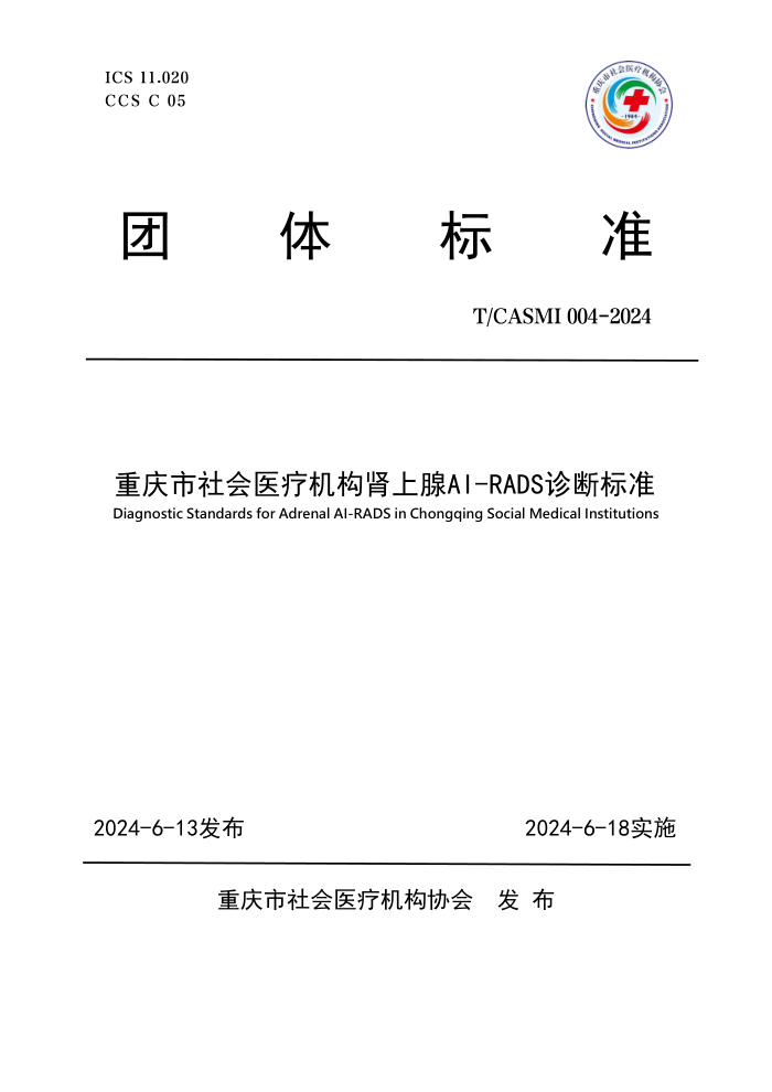 T/CASMI 004-2024 ҽƻAI-RADSϱ׼