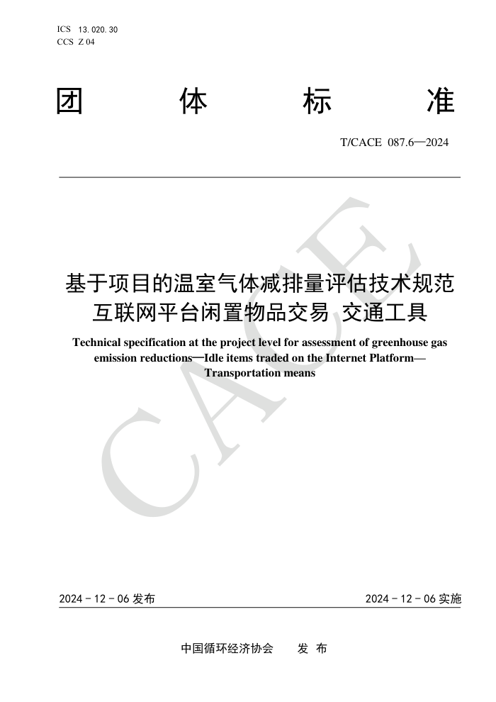T/CACE 087.6-2024 Ŀ淶 ƽ̨Ʒ ͨ