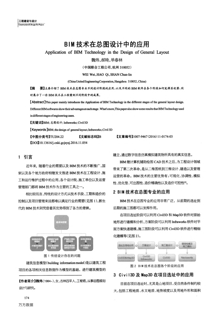 BIM技术在总图设计中的应用
