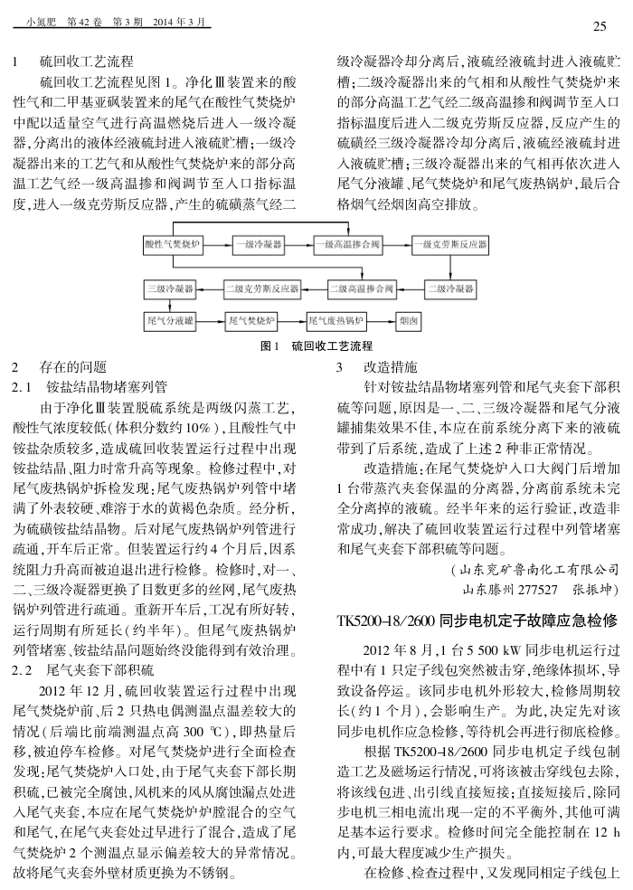 TK5200-18/2600同步电机定子故障应急检修