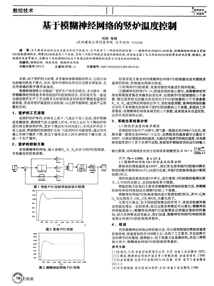 基于模糊神经网络的竖炉温度控制