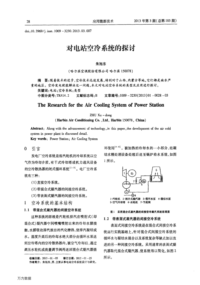 对电站空冷系统的探讨