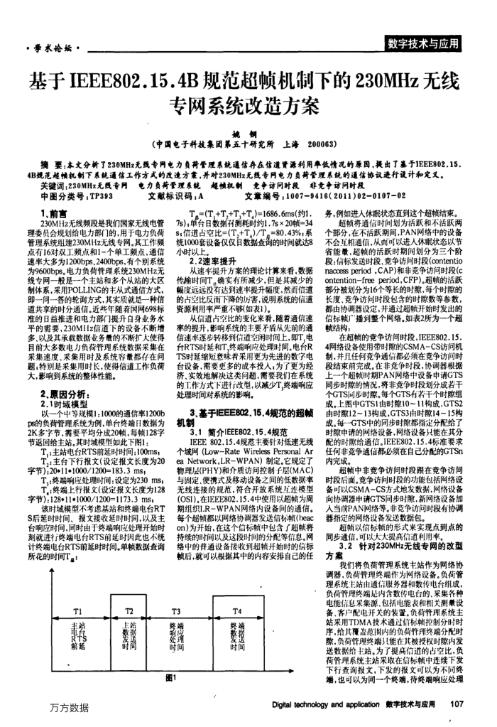 IEEE802.15.4B淶֡µ230MHzרϵͳ췽