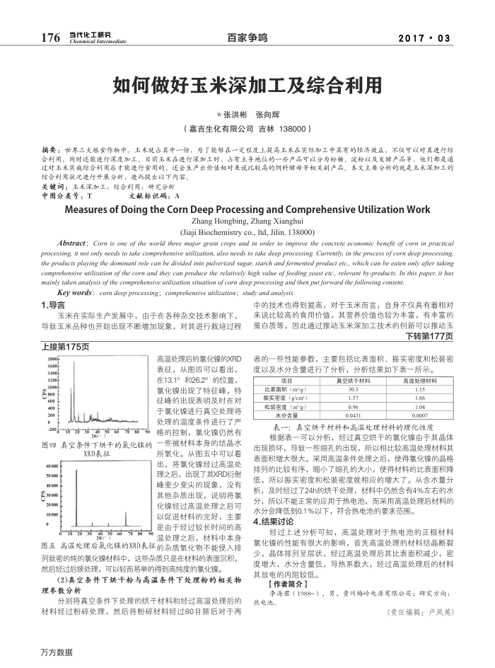 如何做好玉米深加工及综合利用