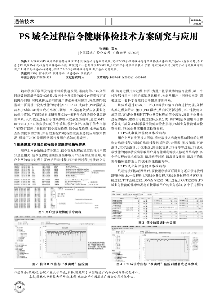 PS域全过程信令健康体检技术方案研究与应用