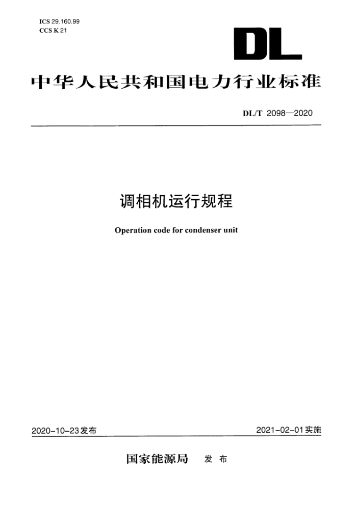 DL/T 2098-2020 й